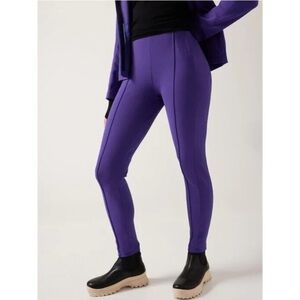 Athleta Glacier Snow Skinny Pant Size 4 Purple Blue NWT New